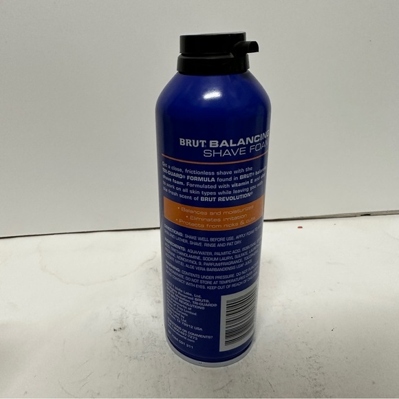 Brut Fragrance Tri-Guard Balancing Shave Foam Shaving Cream 9.5 OZ HTF - Picture 3 of 3